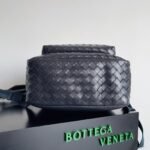 Fake Bottega Veneta Medium Backpack Dark Blue - Image 3
