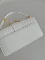 Dior 30 Montaigne East-West Bag with Chain Fake in White Calfskin - Image 8