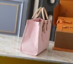 Monogram Denim OnTheGo MM In Washed Pink - Image 3