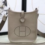 Grey Evelyne II TPM Bag Replica 1:1 Hermes Mini Shoulder Tote