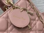 Dior Lady D-Joy Medium Bag Replica in Peony Pink - Image 7