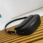 Black Prada Arque Shoulder Bag with Flap Fake - Image 2