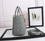 Dior Lady Dior Medium Bag Replica in Grey - Image 9
