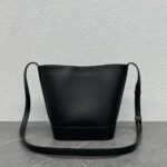 Top Quality Knockoff Celine Small Bucket Cuir Triomphe In Black Calfskin - Image 9