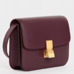 Top Quality Replica Celine Classic Box Teen Bag In Burgundy