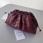 Fake Bottega Veneta Mini Pouch with Strap Bordeaux - Image 2