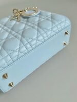 Dior Small Lady Dior My ABCDior Bag Replica in Placid Blue - Image 8