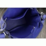 Blue Leather Knockoff Hermes So Kelly 22cm Cool-Toned Handbag - Image 5