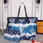 Louis Vuitton Seasonal Escale Neverfull MM Tote In Blue