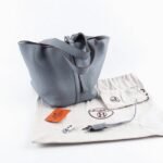 Blue lin knockoff Hermes Picotin Lock handbag - Image 5