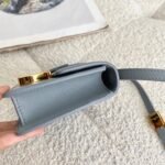 Dior 30 Montaigne Micro Bag Knockoff in Grey Box Calfskin - Image 9