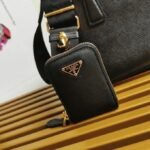 Black Prada Galleria Mini Bag Best Replica - Image 2