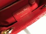 Dior Lady Dior Mini Bag Knockoff in Red - Image 3