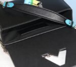 Louis Vuitton Epi Leather Twist MM Limited Edition Bag In Black - Image 7