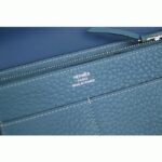 Jean blue replica Hermes Dogon combine wallet - Image 8