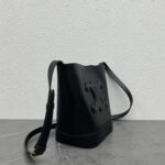 Top Quality Knockoff Celine Small Bucket Cuir Triomphe In Black Calfskin - Image 2