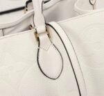 Louis Vuitton Monogram Empreinte Giant Onthego GM Tote In Cream - Image 8