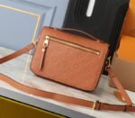 Louis Vuitton Monogram Empreinte Metis Handbag In Cognac Brown - Image 2