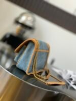 NIKI BABY CHAIN BAG IN CROCODILE-EMBOSSED LEATHER - Image 2