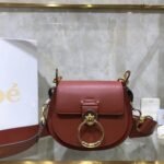 Top Quality Fake Chloe Small Tess Shoulder Bag In Caramel Calfskin