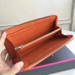 Orange 1:1 Replica Hermes Wallet Azap Zipped - Image 2
