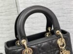 Dior Lady Dior Medium Bag Fake in Noir - Image 6