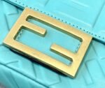 Top Quality Fake Fendi Small Baguette Bag In Blue FF - Image 3