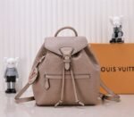 Louis Vuitton Monogram Empreinte Leather Montsouris PM Backpack In Tourterelle Gray