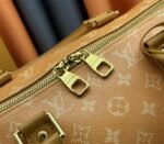 Louis Vuitton Monogram Heritage Canvas Keepall Bandouliere 45 In Yellow - Image 8