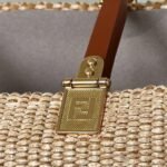 FENDI Sunshine Raffia Tote - Image 4