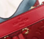 Louis Vuitton Monogram Empreinte NeoNoe MM Bag In Red - Image 9