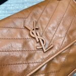 Fake Saint Laurent Niki Medium Chain Bag Brown - Image 2