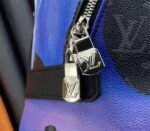 Louis Vuitton Monogram Eclipse Discovery Backpack In Blue Sunrise - Image 8
