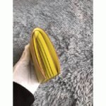 Yellow knockoff Hermes Copernic compact wallet - Image 4