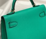 Hermes Kelly Mini II Bag Fake in Vert Jade - Image 6