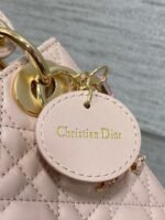 Dior Lady Dior Mini Bag Fake in Pink - Image 7