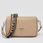 Prada Flap Shoulder Bag Fake in Sand