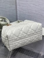 Dior Toujours Medium Bag Knockoff in White Macrocannage Calfskin - Image 7
