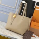 Louis Vuitton Low Key Cabas MM Bag In Galet Gray