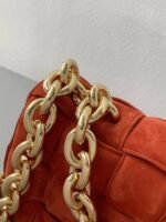 Top Quality Faux Bottega Veneta Chain Cassette Bag In Maple - Image 6