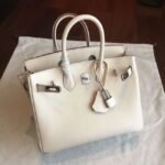 Beige Hermes Birkin 25cm Affordable Copy - Image 6