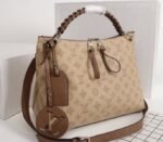 LV Mahina Beaubourg MM Hobo In Beige - Image 2