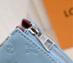 Louis Vuitton Coussin PM Bag In Turquoise Blue With Jacquard Strap - Image 9
