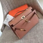 Hermes Gold Epsom High Quality Replica Kelly Pochette Elegant Clutch - Image 6