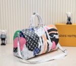 LV J Hope X Keepall Bandoulière 45 Multicolor In Two Eyes Patches - Image 2