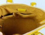 Louis Vuitton Epi Leather Alma PM Handbag In Cedrat Yellow With Jacquard Strap - Image 4