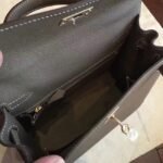 Etoupe Epsom Knockoff Hermes Kelly Sellier 28cm Elegant Classic Purse - Image 3