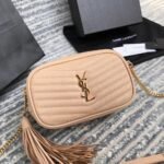 Replica Saint Laurent Lou Mini Bag Beige - Image 5