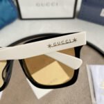 Gucci acetate sunglasses with logo - Image 4