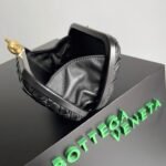 Replica Bottega Veneta Knot Minaudiere Clutch Black Foulard - Image 2